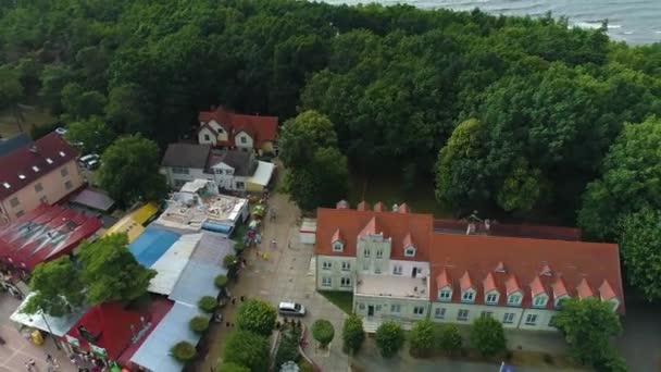 美しい風景Pobierowo Piekny Krajobraz空撮ポーランド 高品質4K映像 — ストック動画