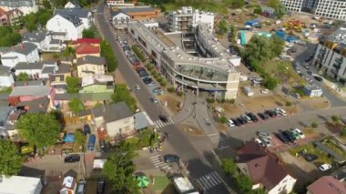 Mall Miedzyzdroje Centrum Handlowe Hava Görüntüleme Polonya. Yüksek kalite 4k görüntü