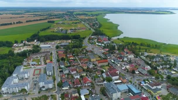 Krásná Krajina Dziwnowek Piekny Krajobraz Aerial View Polsko Vysoce Kvalitní — Stock video