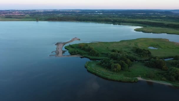 Réserve Naturelle Beka Rezerwat Przyrody Vue Aérienne Pologne Images Haute — Video