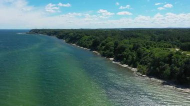 Güzel Peyzaj Mekaniği Piekny Krajobraz Hava Manzarası Polonya. Yüksek kalite 4k görüntü