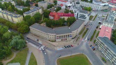 Bialystok Üniversitesi Uniwersytet Filoloczny Hava Görüntüleme Polonya. Yüksek kalite 4k görüntü