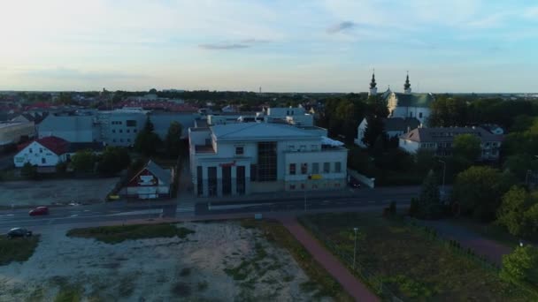 Beautiful Panorama Biala Podlaska Krajobraz Aerial View Poland Vysoce Kvalitní — Stock video