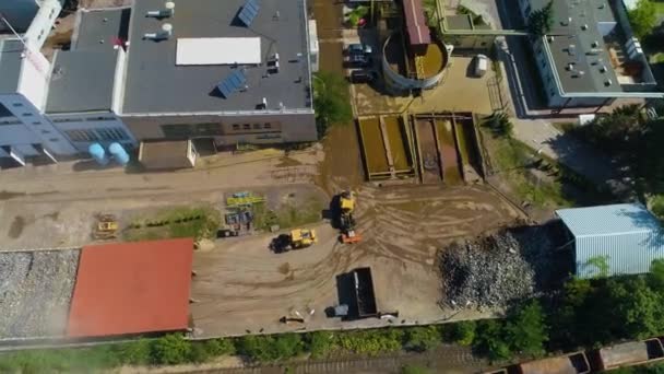 工业区Lubin Obszar Przemyslow Aerial View Poland 高质量的4K镜头 — 图库视频影像