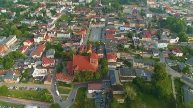 Güzel Peyzaj Puck Piekny Krajobraz Merkez Hava Manzarası Polonya. Yüksek kalite 4k görüntü