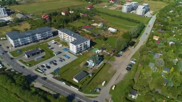 Prachtig Landschap Rumia Krajobraz Luchtfoto View Polen Hoge Kwaliteit Beeldmateriaal — Stockvideo