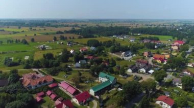 Güzel manzara Jantar Piekny Krajobraz Hava Manzarası Polonya. Yüksek kalite 4k görüntü