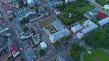 Lise Siedlce Havacılık Görünümü Polonya. Yüksek kalite 4k görüntü