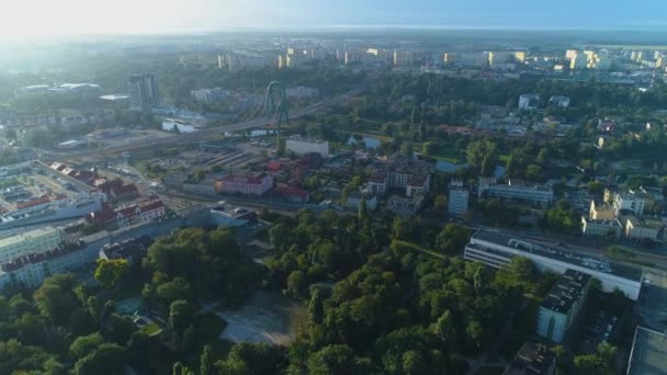 美しい風景Bydgoszcz Krajobraz空中ビューポーランド 高品質4K映像 — ストック動画