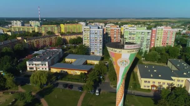 Coupe Centre Escalade Lubin Kielich Przylesie Vue Aérienne Pologne Images — Video