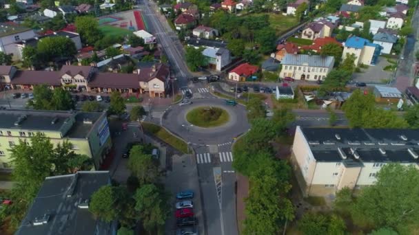 ロンド カルチェフスカ Otwock Airial View Poland 高品質4K映像 — ストック動画
