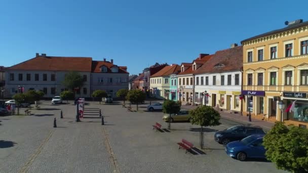 Centrum Old Town Market Konin Stare Miasto Rynek Vue Aérienne — Video