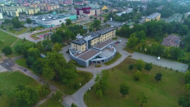 Piękny Hotel Loft Suwałki Aerial View Poland Wysokiej Jakości Materiał — Wideo stockowe