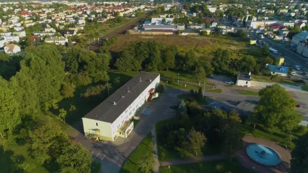 Magnifique Parc Conseil Rumia Urzad Miasta Vue Aérienne Pologne Images — Video