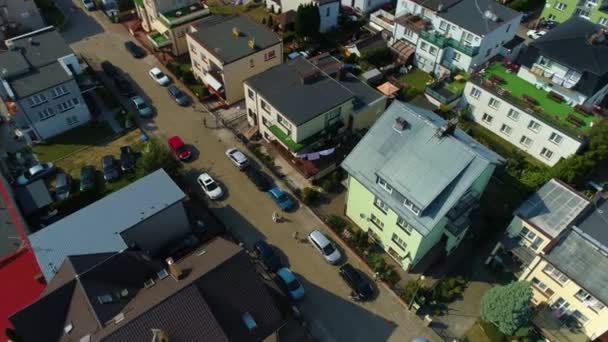 Apartments Darlowo Apartamenty Aerial View Polen Hochwertiges Filmmaterial — Stockvideo