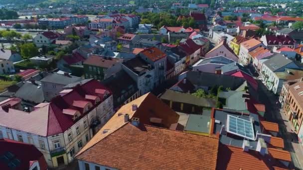 Centrum Old Town Market Konin Stare Miasto Rynek Vue Aérienne — Video