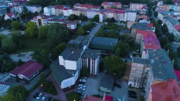 Beautiful Landscape Gorzow Wielkopolski Krajobraz Aerial View Poland High Quality — Stock Video