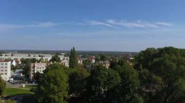 Güzel Peyzaj Konskie Piekny Krajobraz Hava Görüntüsü Polonya. Yüksek kalite 4k görüntü