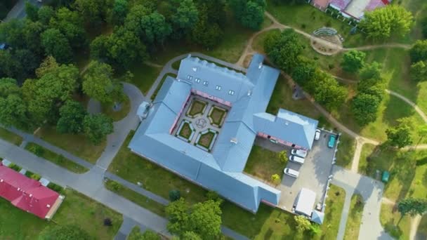 Больничный Комплекс Biala Podlaska Zespol Szpitalny Aerial View Poland Высококачественные — стоковое видео