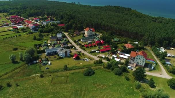 Beautiful Landscape Wicie Piekny Krajobraz Aerial View Poland High Quality — Stock Video