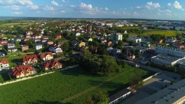 Prachtig Landschap Lomza Krajobraz Aerial View Polen Hoge Kwaliteit Beeldmateriaal — Stockvideo