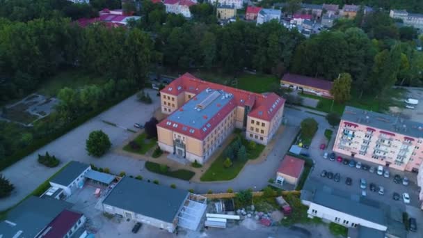 Gorzow Wielkopolski Sad Aerial View波兰省最高法院 高质量的4K镜头 — 图库视频影像