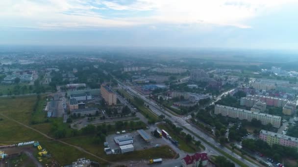 Красивая Панорама Сувалки Крайобраза Вид Воздуха Польша Высококачественные Кадры — стоковое видео
