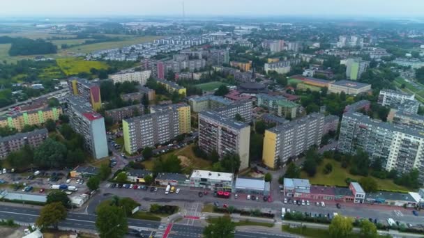 Belo Panorama Pruszkow Krajobraz Vista Aérea Polônia Imagens Alta Qualidade — Vídeo de Stock