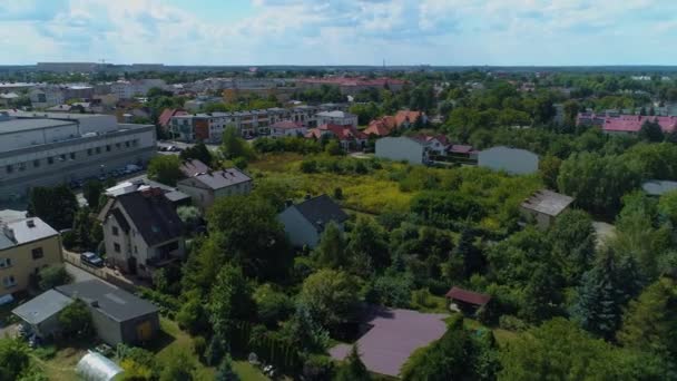 Bellissimo Paesaggio Siedlce Krajobraz Vista Aerea Polonia Filmati Alta Qualità — Video Stock