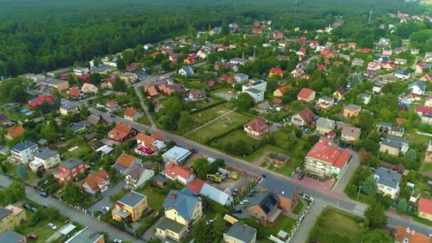 美しい風景Stegna Piekny Krajobraz空撮ポーランド 高品質4K映像 — ストック動画