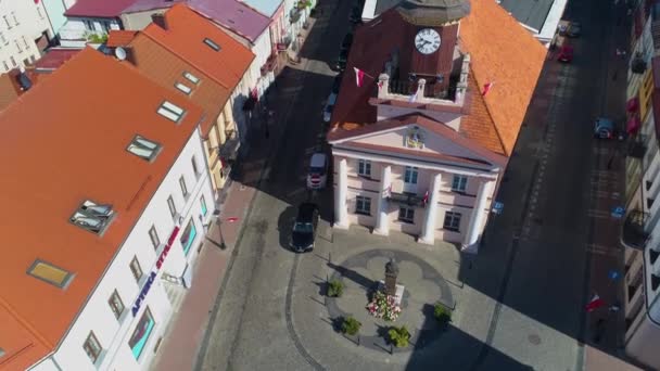 Conseil Centrum Konin Rada Miasta Vue Aérienne Pologne Images Haute — Video