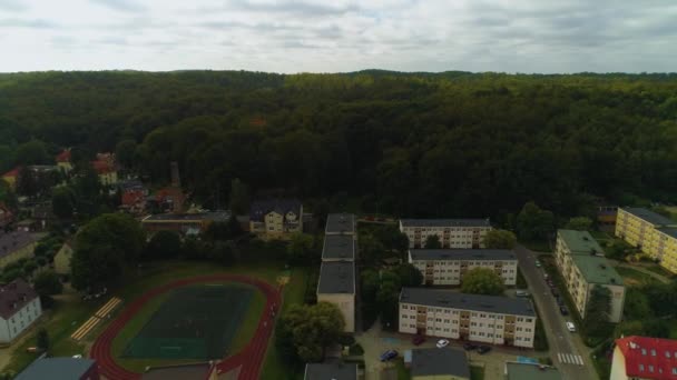 Όμορφο Πανόραμα Της Wejherowo Krajobraz Aerial View Πολωνία Υψηλής Ποιότητας — Αρχείο Βίντεο