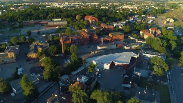 Gyönyörű Táj Gniezno Krajobraz Aerial View Lengyelország Kiváló Minőségű Felvételek — Stock videók