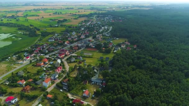 美しい風景ケイティRybackie Piekny Krajobraz空中ビューポーランド 高品質4K映像 — ストック動画