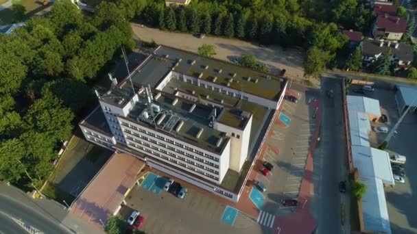 Podlaska Urzad Pracy Air View 波兰就业办公室 高质量的4K镜头 — 图库视频影像