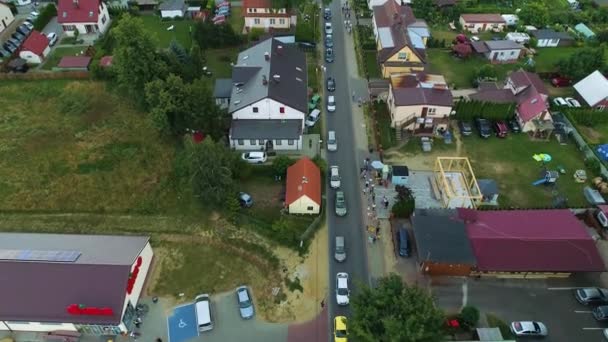 美しい風景Lukecin Piekny Krajobraz空撮ポーランド 高品質4K映像 — ストック動画