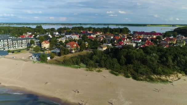 발트해 플라자 Morze Baltyckie Aerial View Poland 고품질 — 비디오