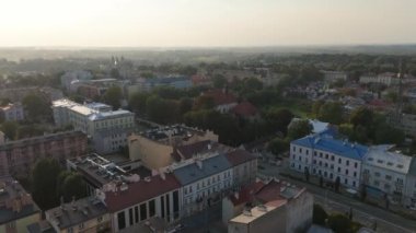 Güzel Peyzaj Kilisesi Jaroslaw Hava Manzarası Polonya. Yüksek kalite 4k görüntü