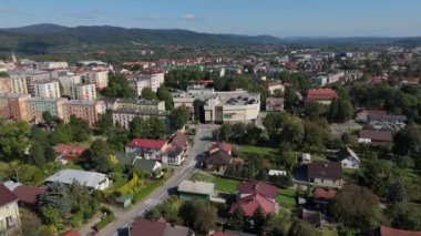 Güzel Manzara Galerisi Sanok Havayolları Polonya. Yüksek kalite 4k görüntü