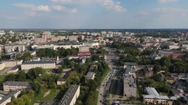 Güzel Panorama Galerisi Radom Hava Manzarası Polonya. Yüksek kalite 4k görüntü