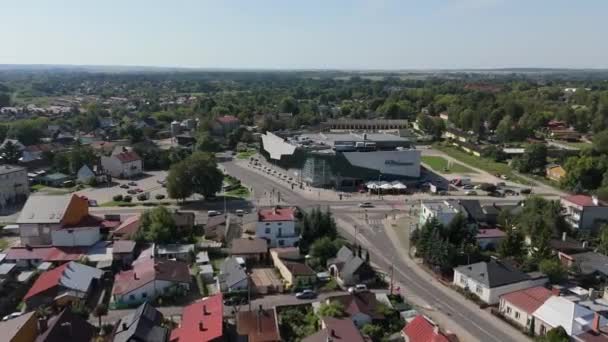 Beau Paysage Parc Aquatique Chelm Vue Aérienne Pologne Images Haute — Video