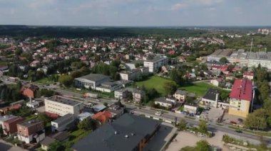 Güzel Peyzaj Radom Hava Manzarası Polonya. Yüksek kalite 4k görüntü