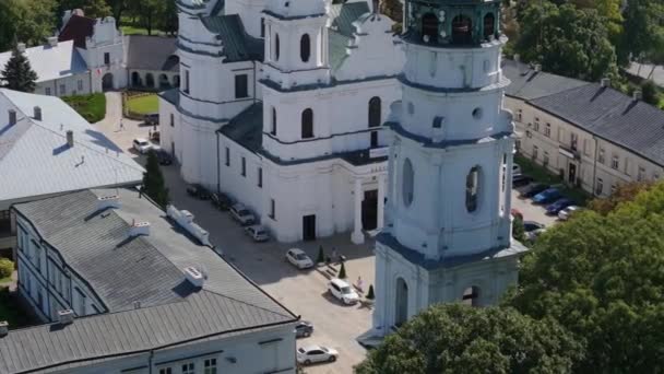 美丽的大教堂切尔西航空观景波兰 高质量的4K镜头 — 图库视频影像
