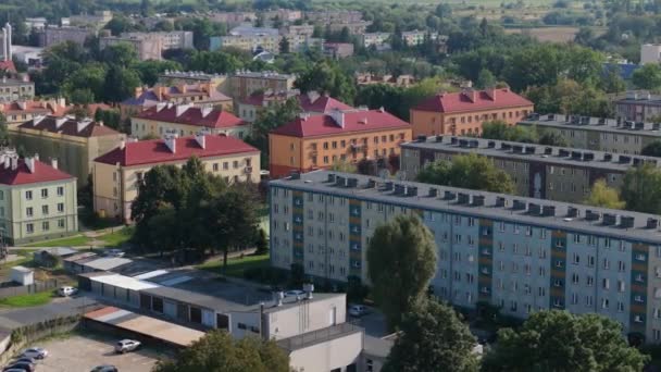 美丽的风景住宅Jaroslaw空中景观波兰 高质量的4K镜头 — 图库视频影像