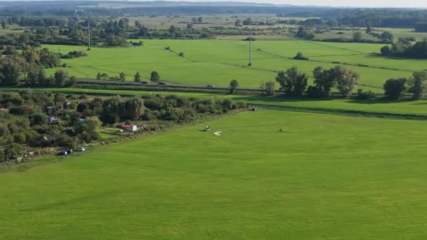 Güzel Manzara Krasnystaw Hava Manzarası Polonya Yüksek Kalite Görüntü — Stok video