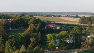 Güzel Palacowa Oteli Narol Havacılık Polonya. Yüksek kalite 4k görüntü