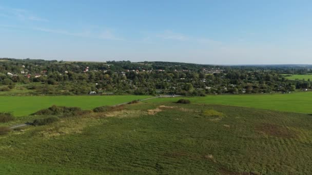 Schöne Landschaft Krasnystaw Luftaufnahme Polen Hochwertiges Filmmaterial — Stockvideo