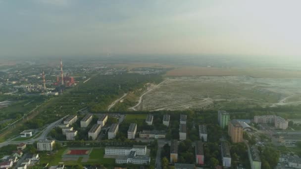 Bela Pedreira Panorama Opole Vista Aérea Polónia Imagens Alta Qualidade — Vídeo de Stock