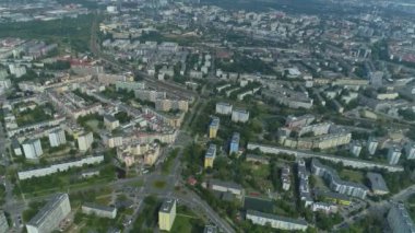 Güzel Manzara Wroclaw Hava Manzarası Polonya. Yüksek kalite 4k görüntü