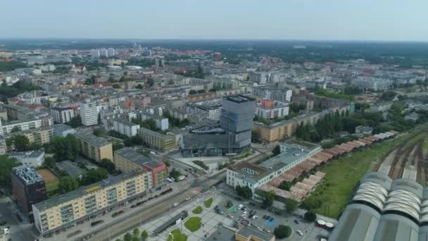 Beautiful Panorama Wroclaw Aerial View Poland High Quality Footage — Stok video